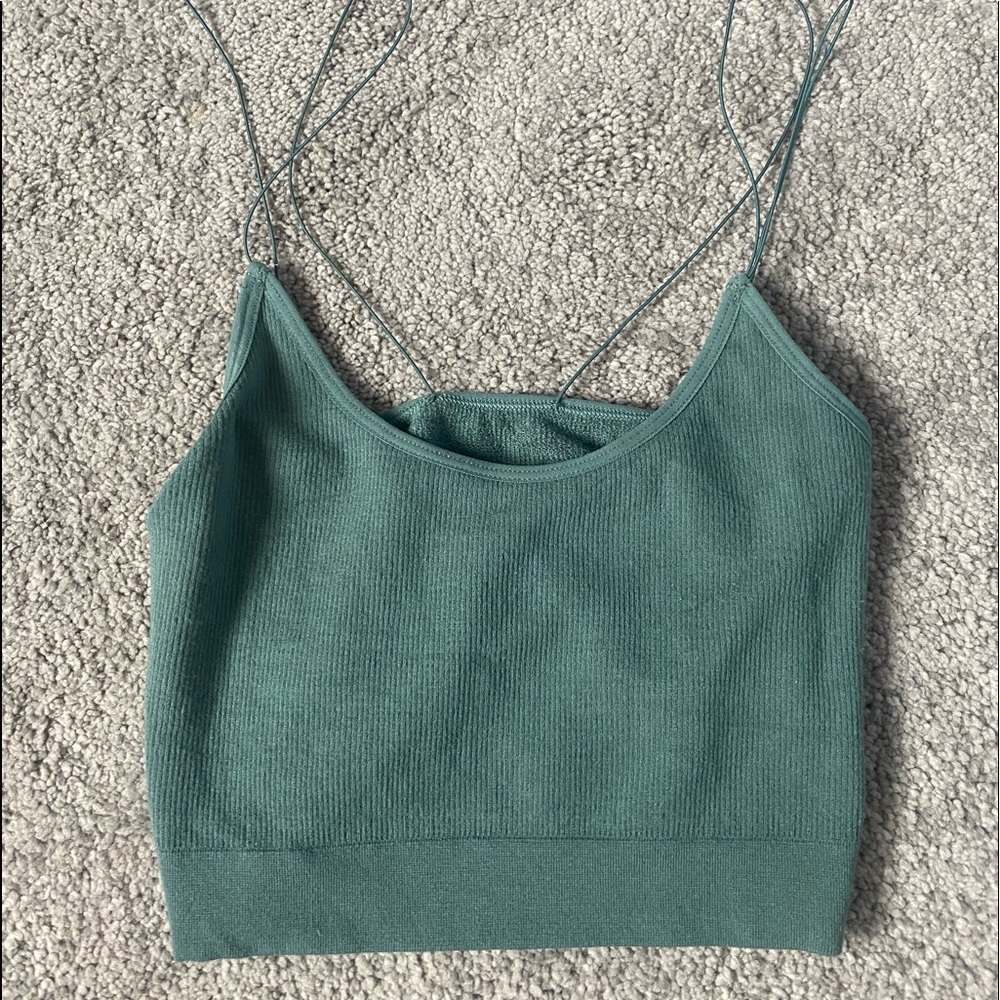 Out From Under Markie Seamless Bra Top Teal
